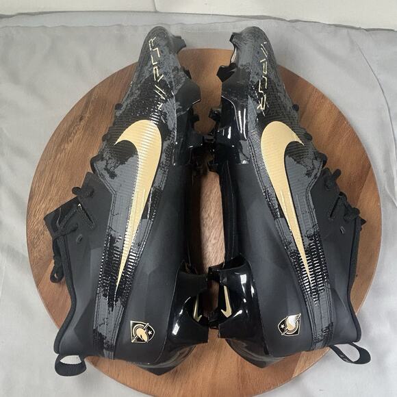 Nike Vapor Edge Elite 360 2 SMU P Army Football Black Tan FJ5746-005 Men’s 14 - Picture 5 of 8